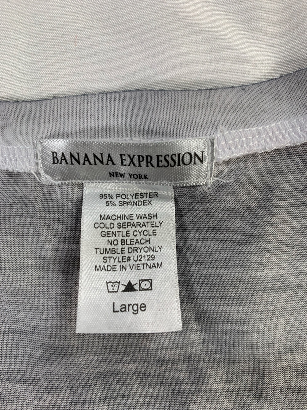 Pre loved BANANA EXPRESSION shirt womens size L - Picture 4 of 5